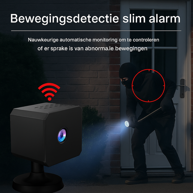 SafeCam - Altijd beveiligd – zelfs zonder internet of stroom